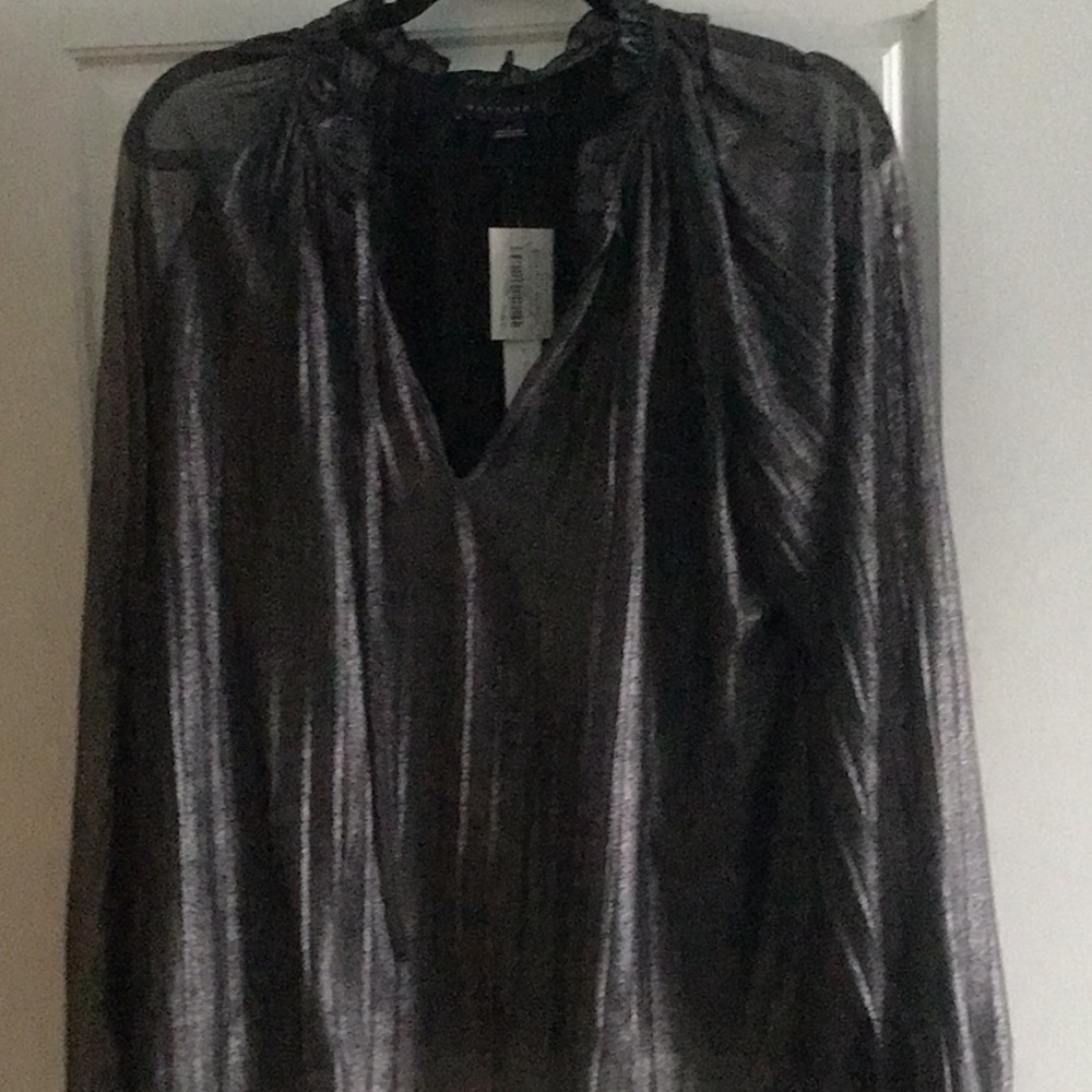 Sanctuary NWT black sparkly top